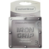 CAUTION WEAR IRON GRIP SNUGGER FIT CONDOMS