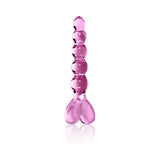 Icicles No. 43 Beaded Glass Heart Dildo