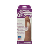 Vac-U-Lock- 7-Inch Thin Dong - ULTRASKYN Brown