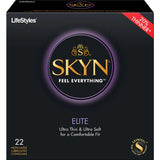 Lifestyles SKYN Elite Polyisoprene Condoms - 22 pack