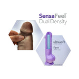 Au Naturel Mister Perfect 8.5 in. Posable Dual Density Dildo with Balls