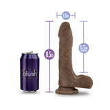 Au Naturel Mister Perfect 8.5 in. Posable Dual Density Dildo with Balls