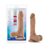 Au Naturel Mister Perfect 8.5 in. Posable Dual Density Dildo with Balls