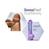 Au Naturel Mister Perfect 8.5 in. Posable Dual Density Dildo with Balls