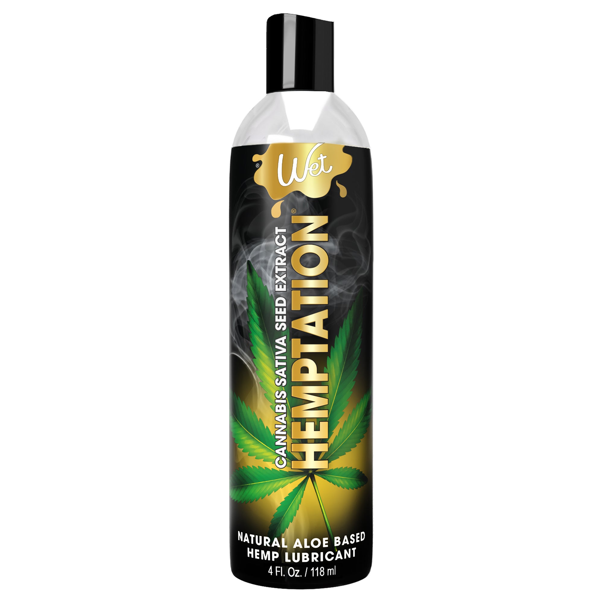 Wet Hemptation Organic Lubricant - 4oz