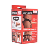 Hollow Silicone Dildo Strap-on - Beige