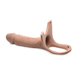 Hollow Silicone Dildo Strap-on - Beige