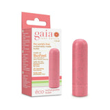 Gaia Eco Rechargeable Bullet Vibrator Coral Pink