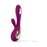 Lelo Soraya Wave Rabbit Vibrator - Deep Rose