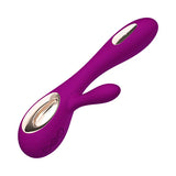 Lelo Soraya Wave Rabbit Vibrator - Deep Rose