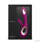Lelo Soraya Wave Rabbit Vibrator - Deep Rose