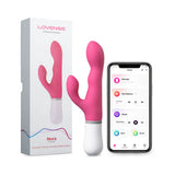 Lovense Nora Vibrador Conejito Mando a Distancia Bluetooth