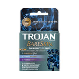 Trojan Bareskin EveryThin 3-Pack - Bareskin Raw, Original  and Studded