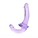 REALROCK STRAPLESS STRAP ON 6 IN-PURPLE
