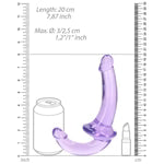 REALROCK STRAPLESS STRAP ON 6 IN-PURPLE