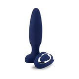 NU Sensuelle Remote Control Fino Roller Motion Plug- Navy Blue