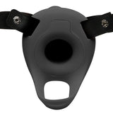 Size Matters 2 in. Erection 28X Realistic Remote Vibrating Silicone Sheath - Black