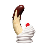 Simply Sweet Chocolate Dipped Banana Split Premium Silicone Dildo