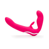 Happy Rabbit Rechargeable Pink Vibrating Strapless Strap On