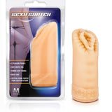 M For Men Sexy Snatch Masturbator Beige