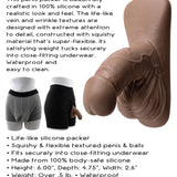 Gender X 4 inches Silicone Packer Dildo Dark