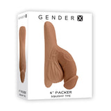 Gender X 4 inches Packer Dildo Medium Skin Tone