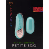 Nu Sensuelle Remote Control Petite Egg Vibrator - Teal