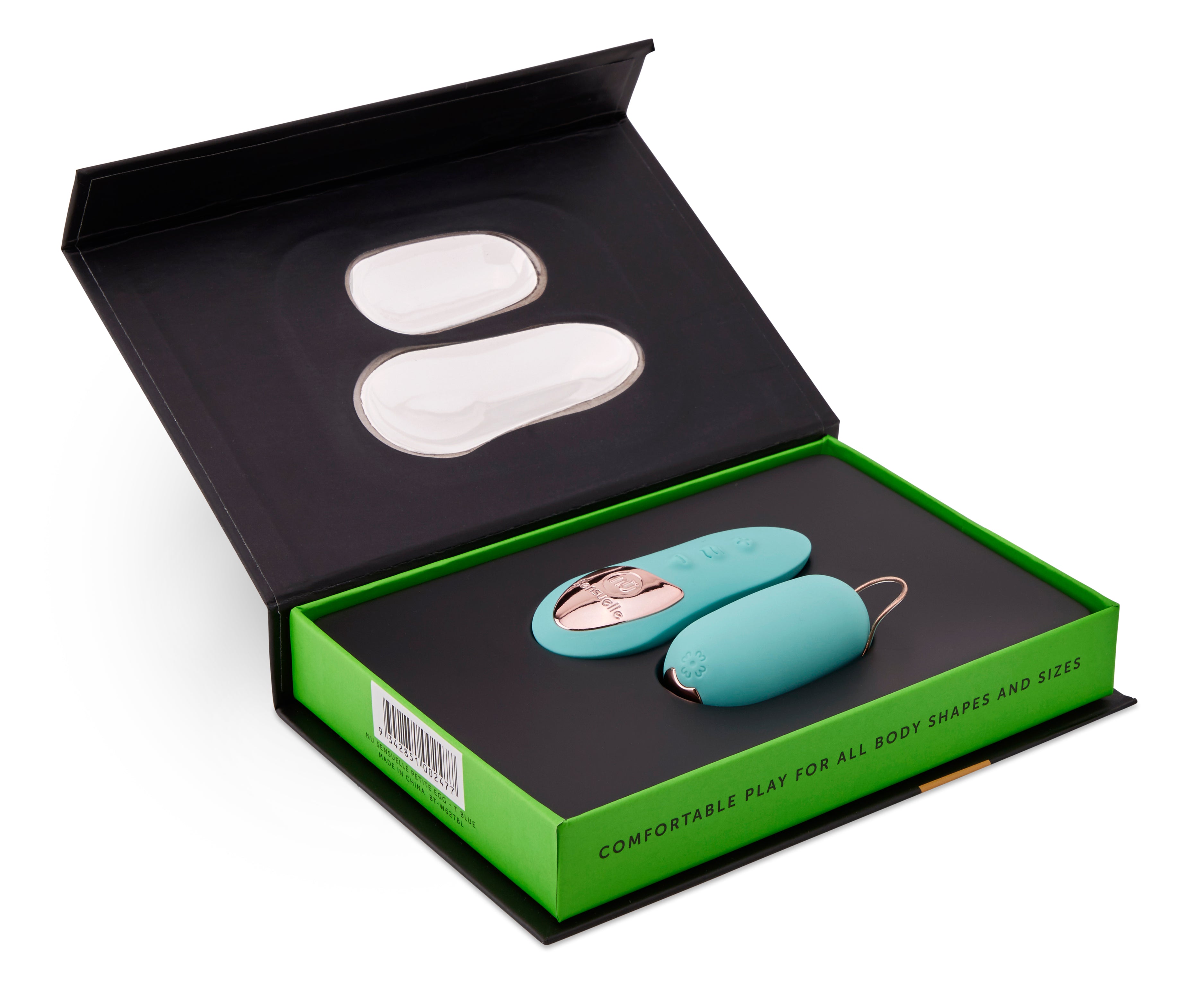 Novel Creations Sensuelle Remote Control 15 Function Petite Egg Vibrator Blue main image 1