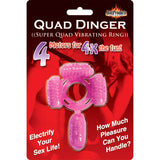 Quad Dinger-Super Quad Vibrating Ring