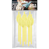 Glow in the Dark Pussy Straws - 8 Pack