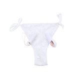 NU Sensuelle Pleasure Panty White with Remote Control Bullet