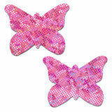 Pastease Butterfly Shattered Disco Ball Pink Pasties