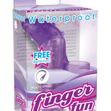 Waterproof Finger Fun Vibrator - Purple