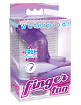 Waterproof Finger Fun Vibrator - Purple