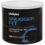 LifeStyles Snugger Fit Condoms - 40pk