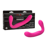 Rechargeable Silicone Love Rider Strapless Strap-On - Pink