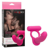 Silicone Rechargeable Double Diver Vibrating Cock Ring