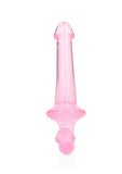 REALROCK STRAPLESS STRAP ON 6 IN-PINK