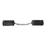 Sincerely Lace Fur Lined Handcuffs -Black