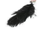 Ostrich Feather Black Tickler