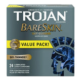 TROJAN BARESKIN LUBRICATED CONDOMS - 24PK