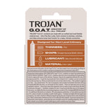 Trojan GOAT Non-Latex Condoms - 3pk