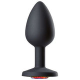 Cloud 9 Gems Black Silicone Anal Plug Small