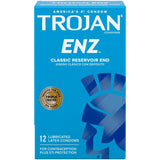 Trojan ENZ Lubricated Latex Condoms-12pk