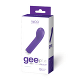 VEDO Gee Plus Rechargeable Bullet Vibe- Indigo