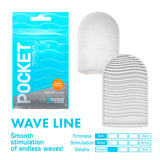 POCKET TENGA WAVE LINE SLEEVE