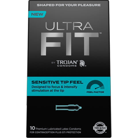 Trojan Ultra Fit Sensitive Tip Condoms - 10pk