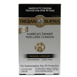 Trojan Supra BareSkin Non Latex Condoms-6pk