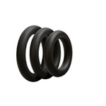 OPTIMALE äó¢ 3 C-Ring Set Thick - Black - Condom-USA
 - 1