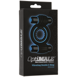 OPTIMALE äó¢ Vibrating Double C-Ring - Black - Condom-USA
 - 2